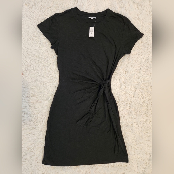 GAP Other - NWT GAP Black Tie-Waist T-Shirt Dress - Medium Tall